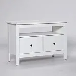 САГА тумба 2 ящика белая | изображение 1