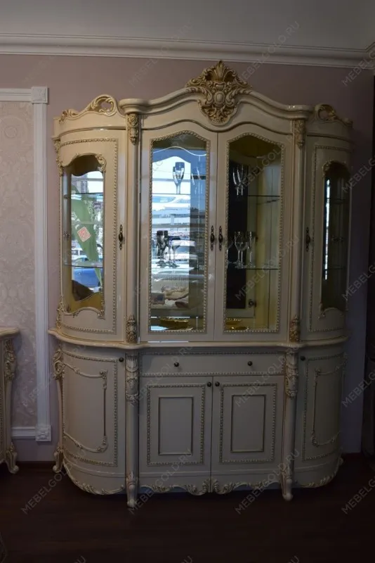 Сервант Джоконда 5-ств крем глянец | изображение 5