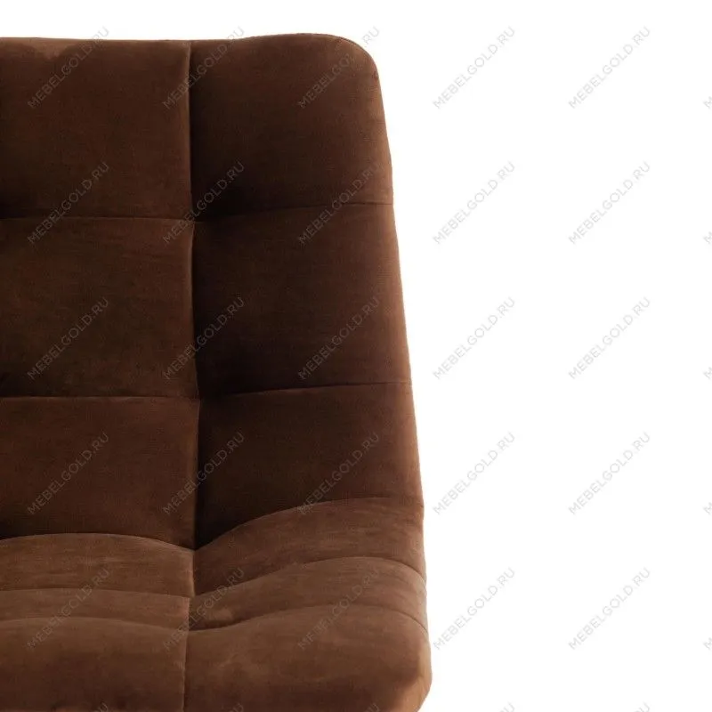 Стул полубарный CHILLY (mod. 7095пб) коричневый barkhat 11/черный | изображение 5