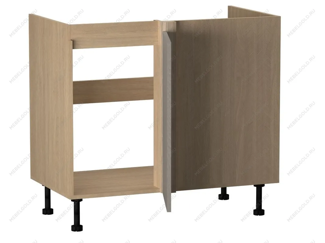 Стол под мойку угловой СМУ-100 левый, Женева (954*534*870) Дуб Палермо/Серый камень , 22029 | изображение 1