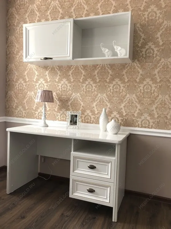 Стол письменный Натали белый глянец | изображение 7