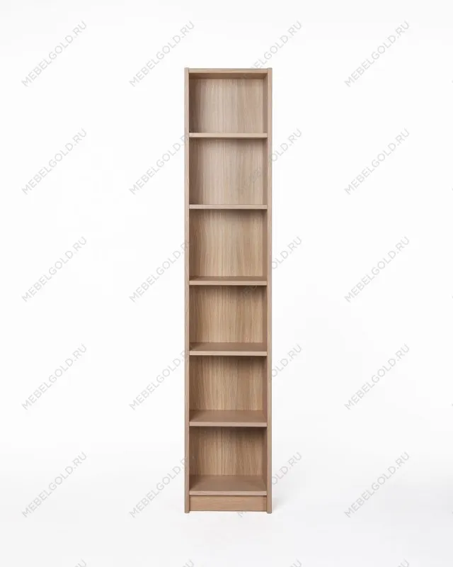 МАЛЬМ / VARMA Стеллаж ИКЕА / IKEA 40, 40x200x28, шпон, беленый дуб | изображение 2