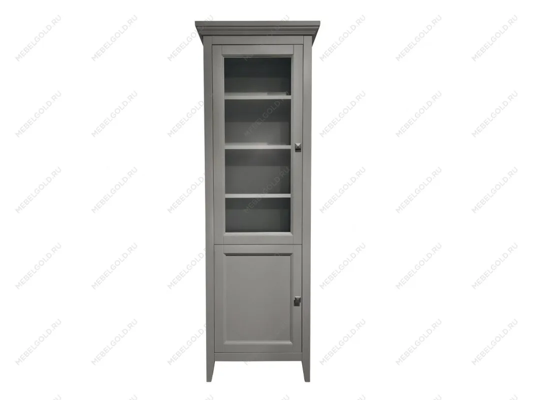 Библиотека 1 дверная левая Manhattan (Серый)