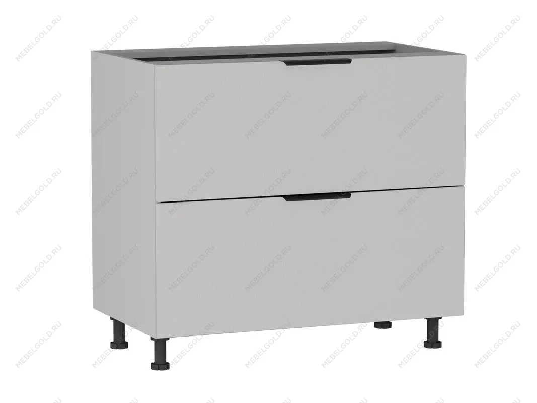 Стол с ящиками СЯ-2-90, Ватель (900*523*820) Экокожа Белый, 23924