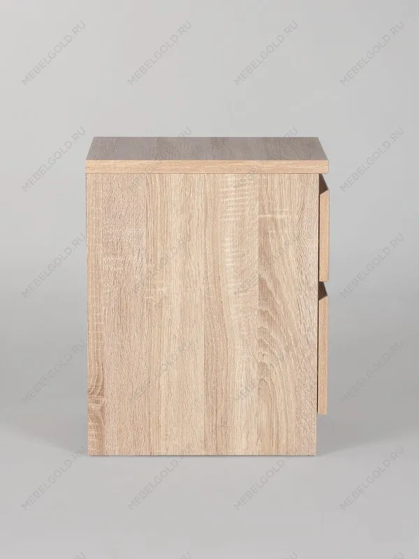 Тумба прикроватная КАСТОР, 2 ящика, 40х37х49 см, дуб сонома | изображение 10