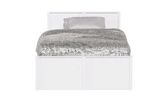 Кровать Ева (Хельга) LOZ120х200 без основания белый