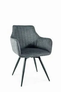 Стул кухонный SIGNAL BALLO Brego 18 (серый/черный)