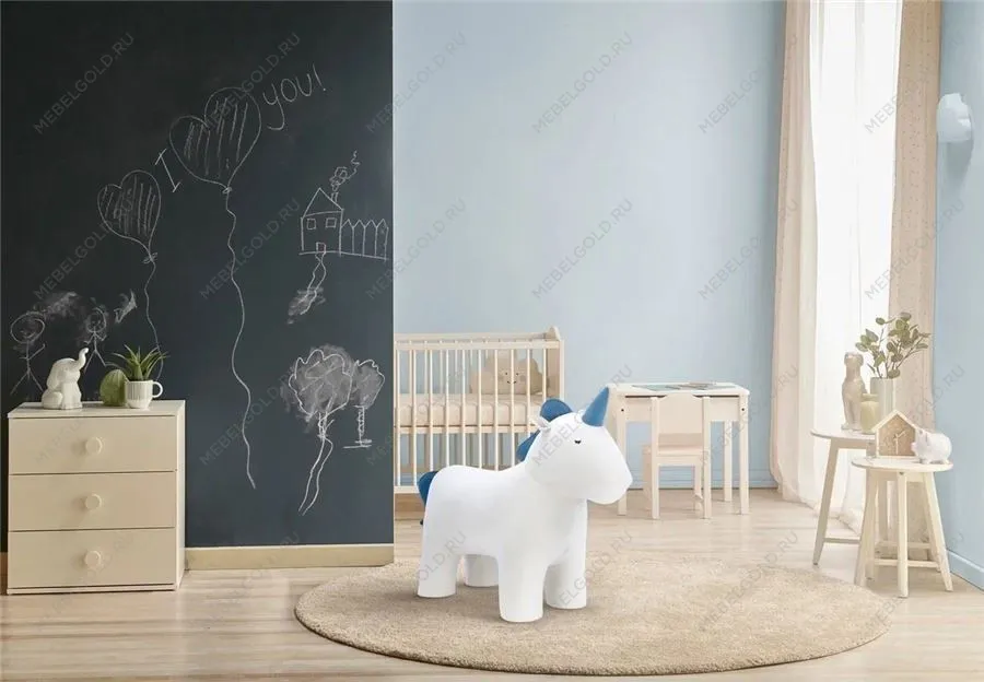 Пуф Unicorn (ткань Omega 30/ Omega 45) | изображение 4