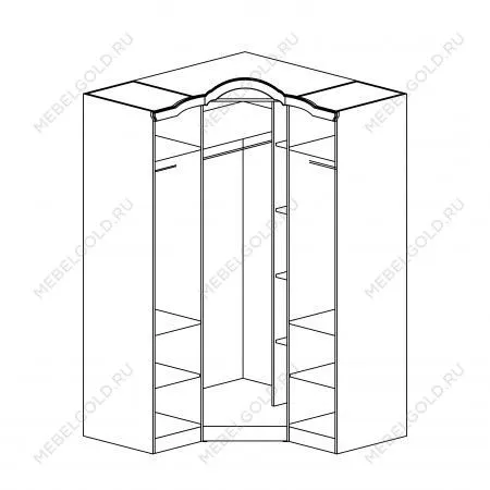 Шкаф для одежды Орхидея СП-002-18Д2 | изображение 1