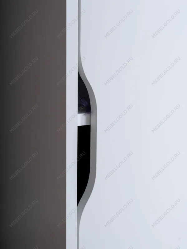 Стол письменный Ингар, с дверцей и 5 ящиками, 140x75x55, белый, столешница дуб беленый | изображение 9