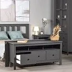 Тумба ТВ Сага, 3 ящика, 131х42х63 см, серая | изображение 1