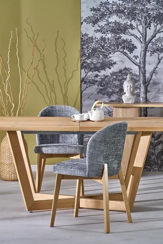 Стол обеденный Halmar MASSIVE 3 160 (дуб натуральный/дуб натуральный) | изображение 14