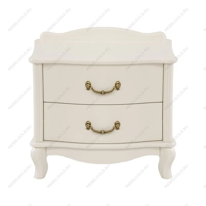 Прикроватная тумбочка Джульетта (2 ящика) молочный дуб | изображение 1