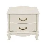 Прикроватная тумбочка Джульетта (2 ящика) молочный дуб | изображение 1