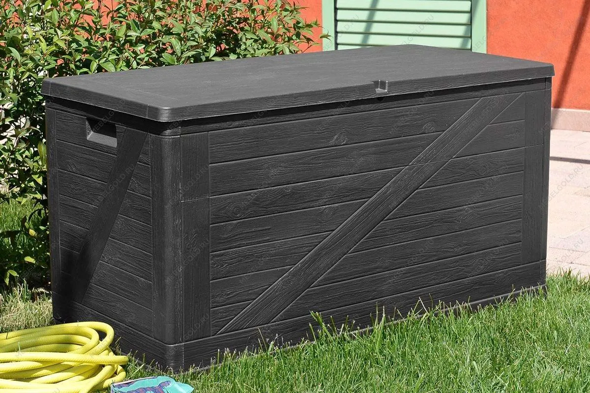 Сундук Toomax WoodLine, 420 л антрацит | изображение 1