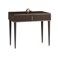 Стол туалетный узкий Римини СОЛО (Орех империя/Серебро) РМСТ-1(s)[9]