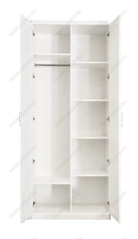 Шкаф детский Мишель 2-ств без зеркал белый матовый | изображение 3