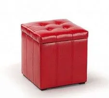 Пуф ПФ-2 (Парма-2/Красный)