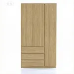 Варма Стор 123 шкаф распашной 222х123х57, дуб скандинавский | изображение 3