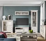 Шкаф-витрина Стилиус REG1W2S с подсветкой (Лиственница сибирская) | изображение 3