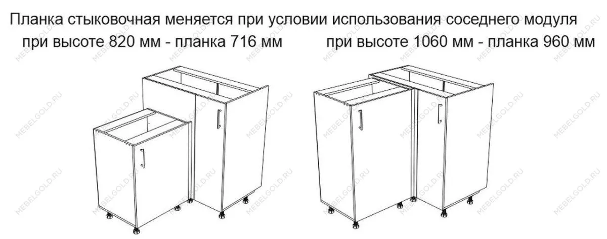 Стол угловой 960 СУ-100 левый , Дублин (900*470*1060) Дуб галифакс белый, 21627 | изображение 2