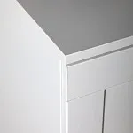 Комод Сириус, 4 ящика, 78х41х123 см, белый | изображение 6