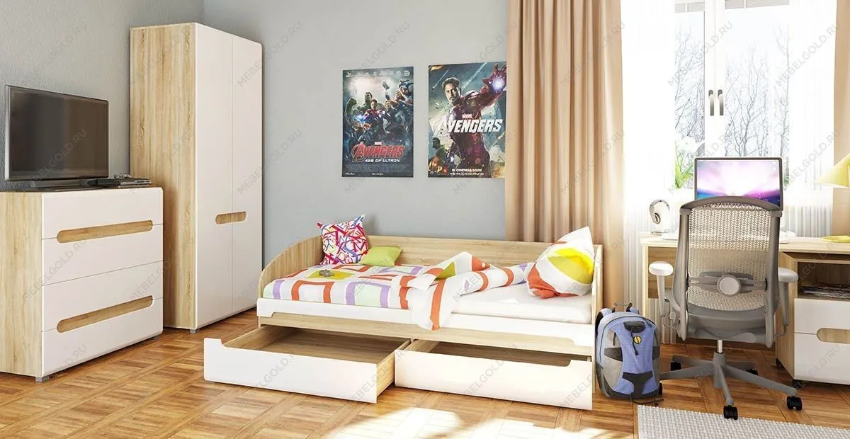 Односпальная кровать Леонардо МН-026-12 | изображение 2