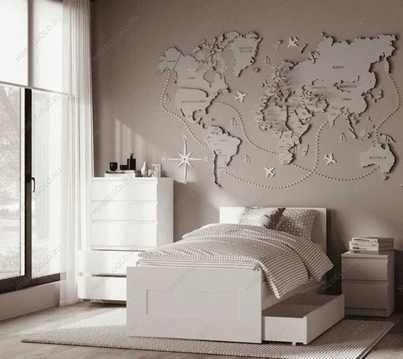 КАСТОР (KULLEN) тумба ИКЕА / IKEA 2 ящика белая | изображение 4