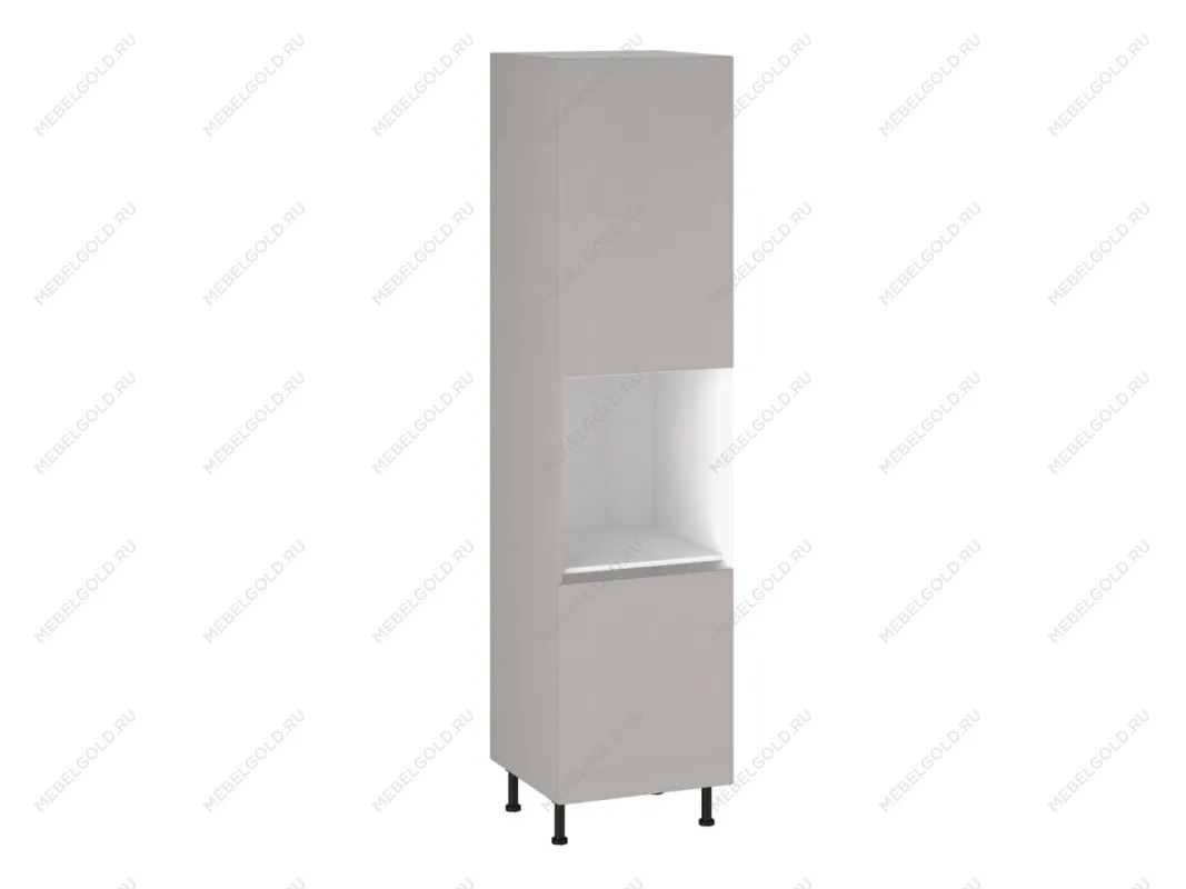 Шкаф-пенал 960 ПГ-60 бок левый МДФ, Виста (600*586*2456) Экокожа Бежевый, 26487