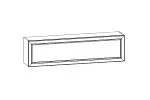 Полка навесная Монако 1D | изображение 2