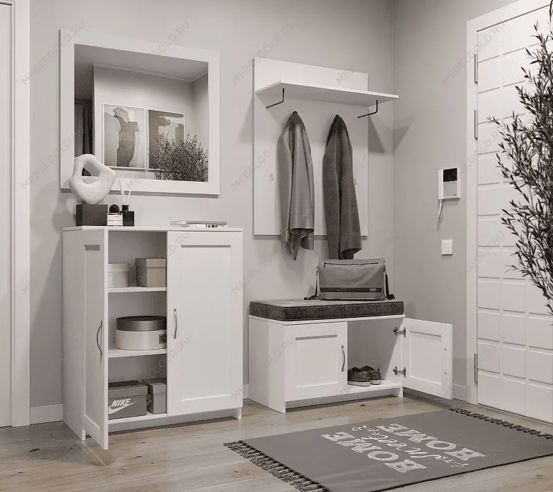 БРИМНЭС / СИРИУС зеркало ИКЕА / IKEA навесное 78х78 белое | изображение 5