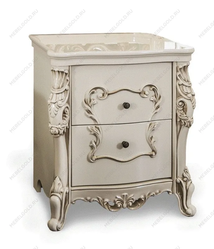 м. Римская - Прикроватная тумба Джоконда крем глянец