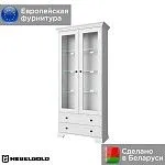 Шкаф с витриной Тиффани 2V2S белый | изображение 1