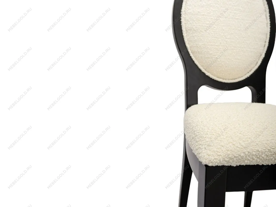 Стул CHELSEA мягкая спинка (Черный - Белый) | изображение 3