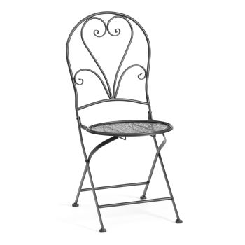 Стул Love Chair (PL08-11140), стальной сплав, черный, 40х47,5х94 см