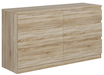 КАСТОР (KULLEN) комод ИКЕА / IKEA 6 ящиков сонома