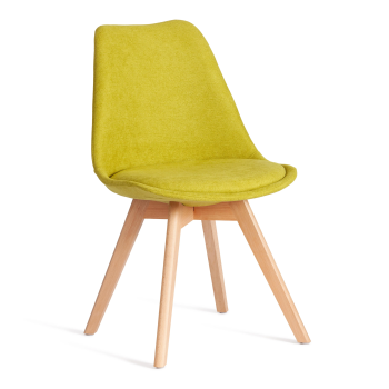 Стул TULIP SOFT (mod. 053V), дерево/пластик/ткань, 49,5 x 54,5 x 84 см, Светло-зеленый (Light green) LY1701-8