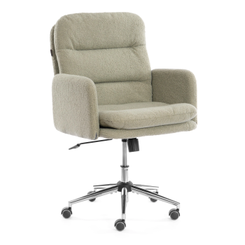 Кресло Dover хром, букле, олива, barni dusty green