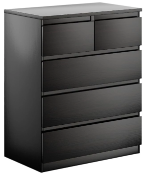 МАЛЬТА комод ИКЕА / IKEA 3+2 ящика 80х99 Дуб Венге