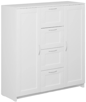БРИМНЭС / СИРИУС тумба ИКЕА / IKEA 2 двери и 4 ящика 117х123 белая