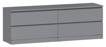 МАЛЬМ / VARMA Комод ИКЕА / IKEA 4D 160х54х40, серый