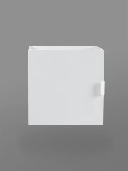 Модуль с дверцей для стеллажа ФОРА, ручка металл, 33х33х37, белый