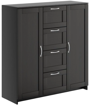 БРИМНЭС / СИРИУС тумба ИКЕА / IKEA 2 двери и 4 ящика 117х123 Дуб Венге