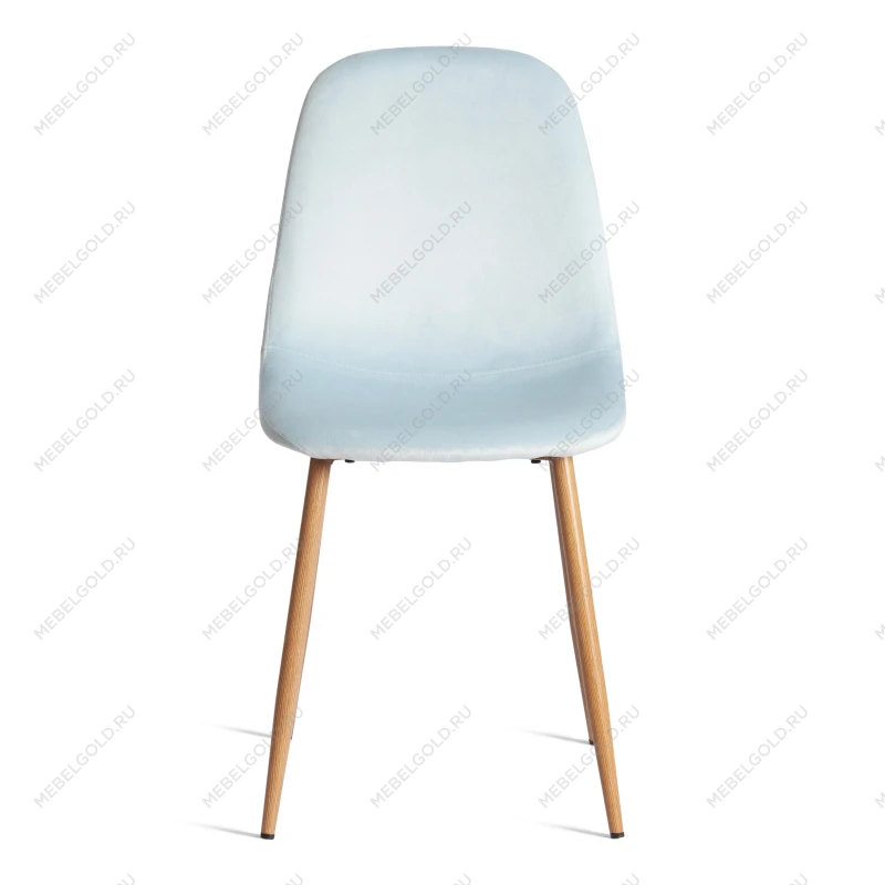Стул BREEZE (mod. 4724), Велюр/металл, 44 х 53 х 87 см, Aquamarine (аквамарин) HLR16 / натуральный | изображение 4