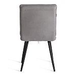 Стул обеденный Sweet, флок, серый/черный, 29, 46х55х88 | изображение 3