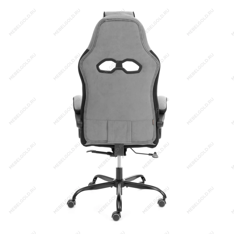 Кресло Arena metalBL, велюр, серый/черный, 29/35 | изображение 4