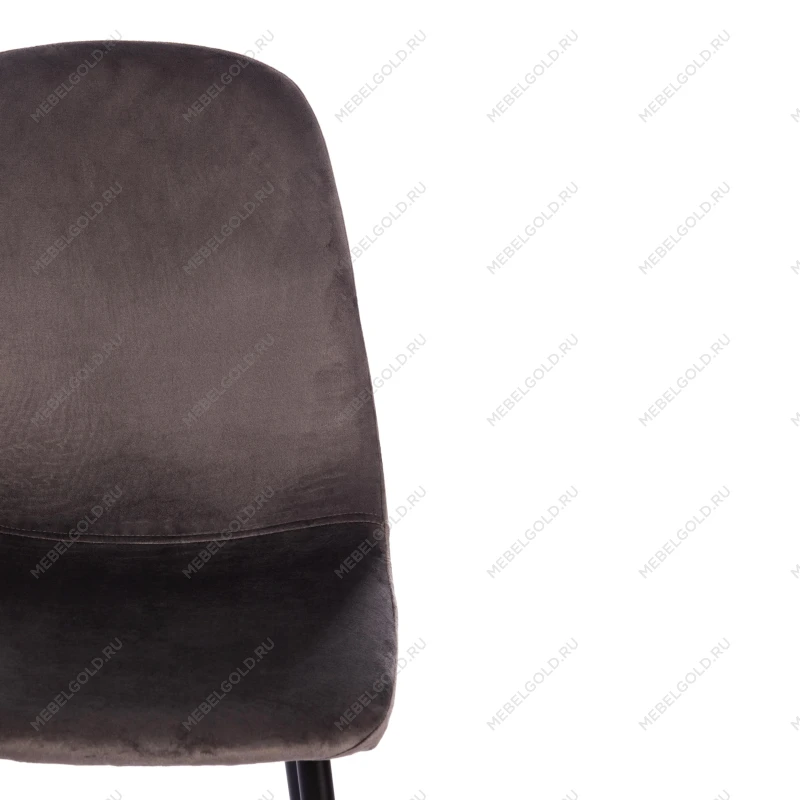 Стул BREEZE (mod. 4724), Велюр/металл, 44 х 53 х 87 см, Dark grey (темно-серый) HLR24 / черный | изображение 5
