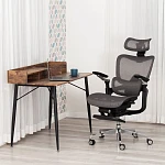 Компьютерное кресло Sakura, сетка, серый | изображение 24