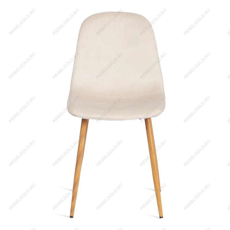 Стул BREEZE (mod. 4724), Велюр/металл, 44 х 53 х 87 см, Light beige (светло-бежевый) HLR1 / натуральный | изображение 4