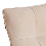 Стул обеденный Sweet, LT, флок, бежевый/черный, 7, 41х55х88 см | изображение 7